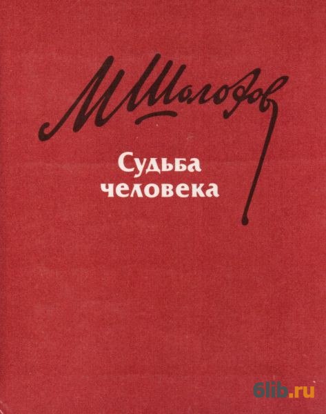 Картинка книги судьба человека